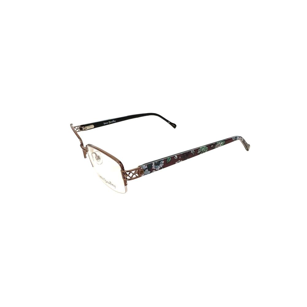 NEW Vera Bradley rectangle slim Y2K Diane Bordeaux Blooms 53mm frames